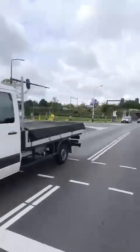 Langs het werkgebied